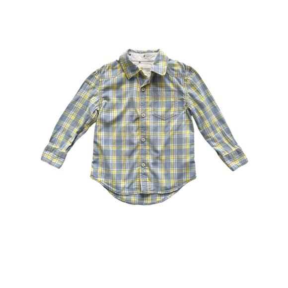 Tucker + Tate Plaid Button Down Shirt Size 3 - Picture 1 of 4